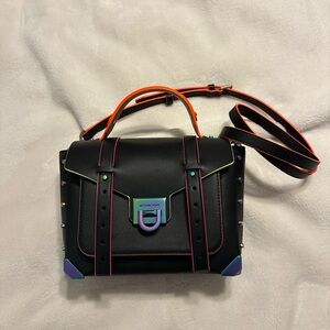 Michael Kors Black Satchel with Multicolor Accents